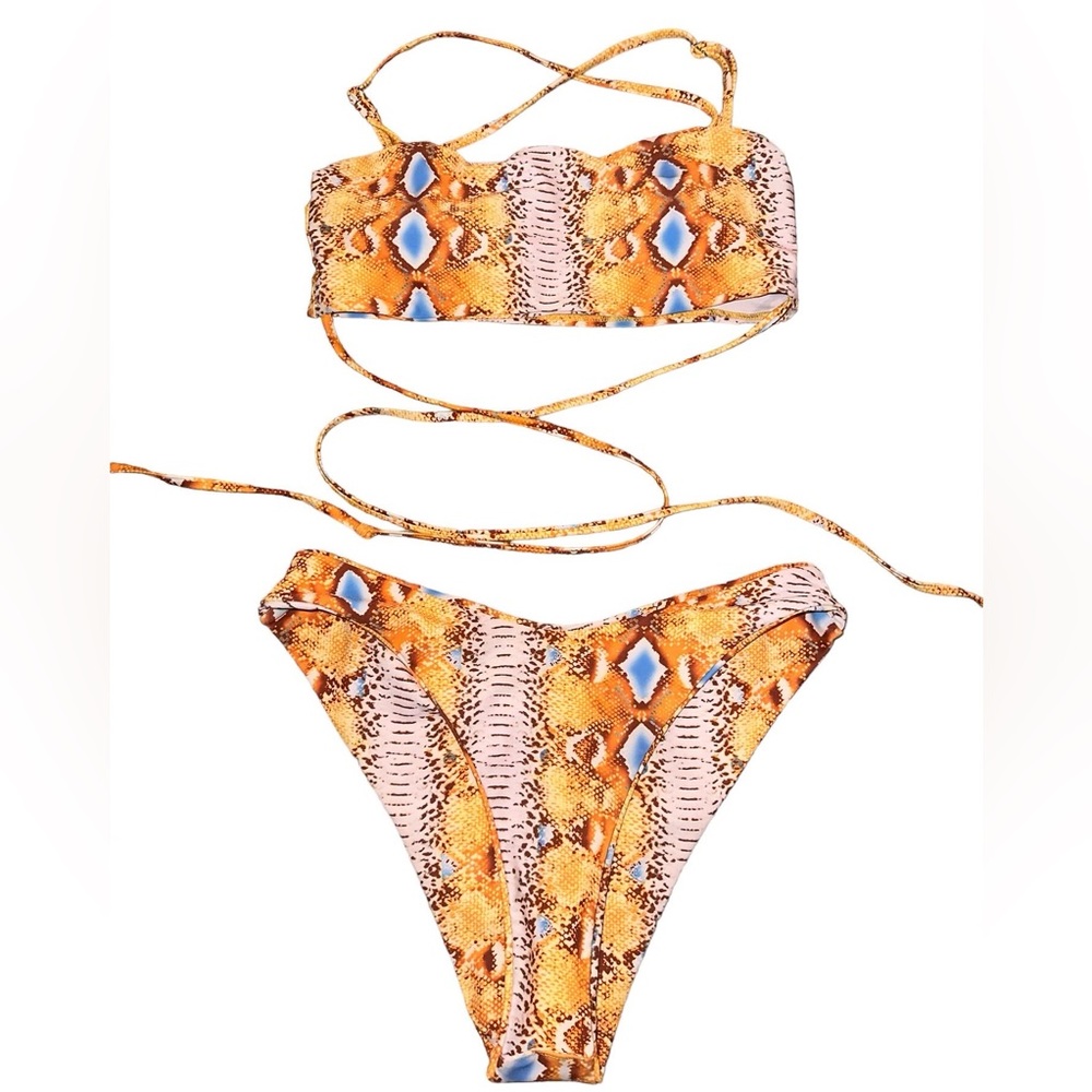 Small snake skin swimming suit